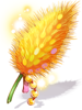 Exquisite Yellow Foxtail Model