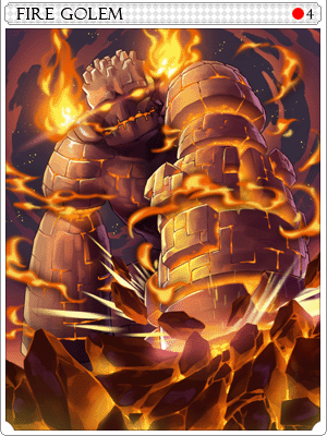 Fire Golem Card