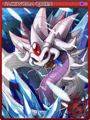 Faceworm Queen Card