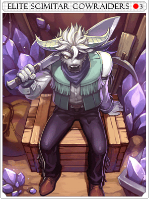 Elite Scimitar Buffalo Bandit Card