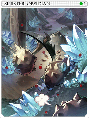 Vicious Enchanted Obsidian Card