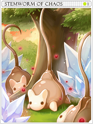 Chaos Stem Worm Card