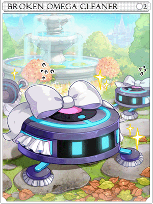 Broken Cleaning Robot Omega Card