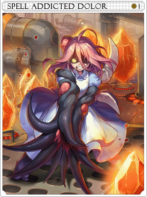 Magic Poison Dolor Card