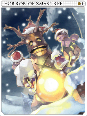 Decorated Evil Tree Card