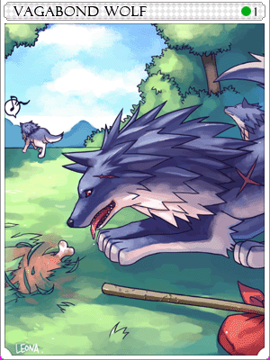 Wandering Wolf Card