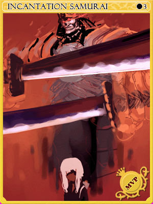 Incantation Samurai Card