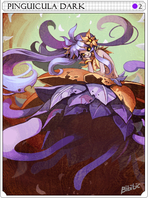 Dark Pinguicula Card